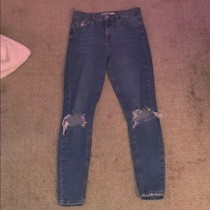 top shop blue jeans